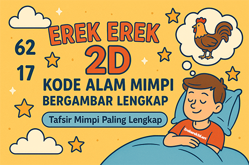 Erek Erek 2D: Kode Alam Mimpi Bergambar Lengkap